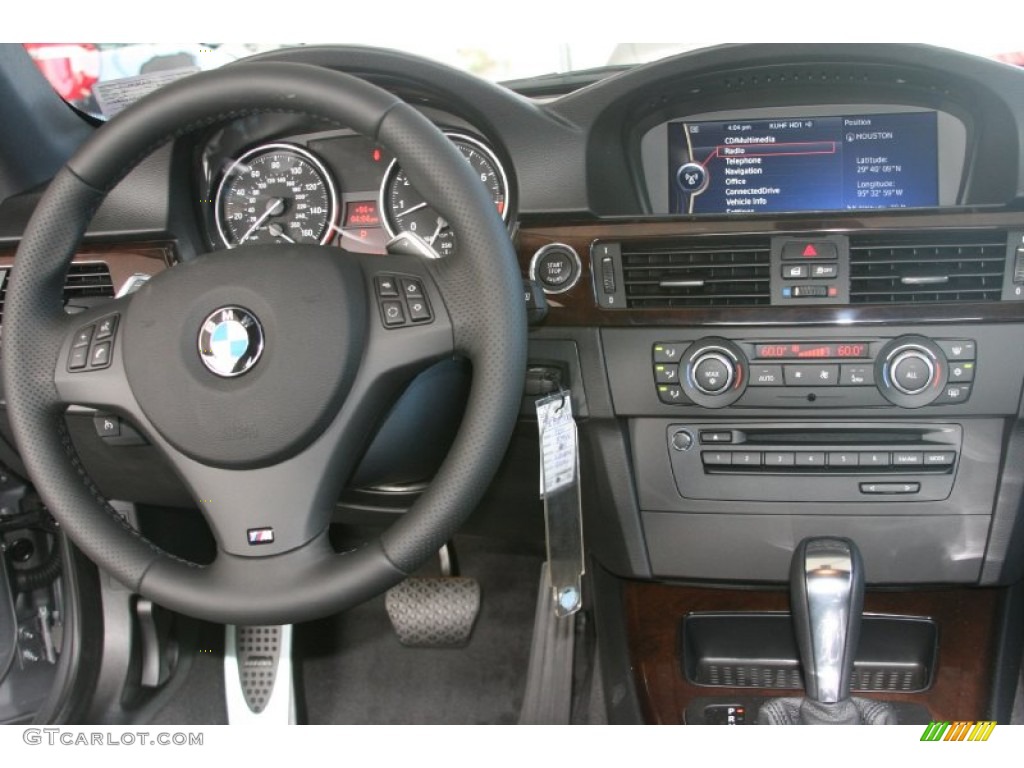 2011 BMW 3 Series 335i Coupe Black Dakota Leather Dashboard Photo #51677589