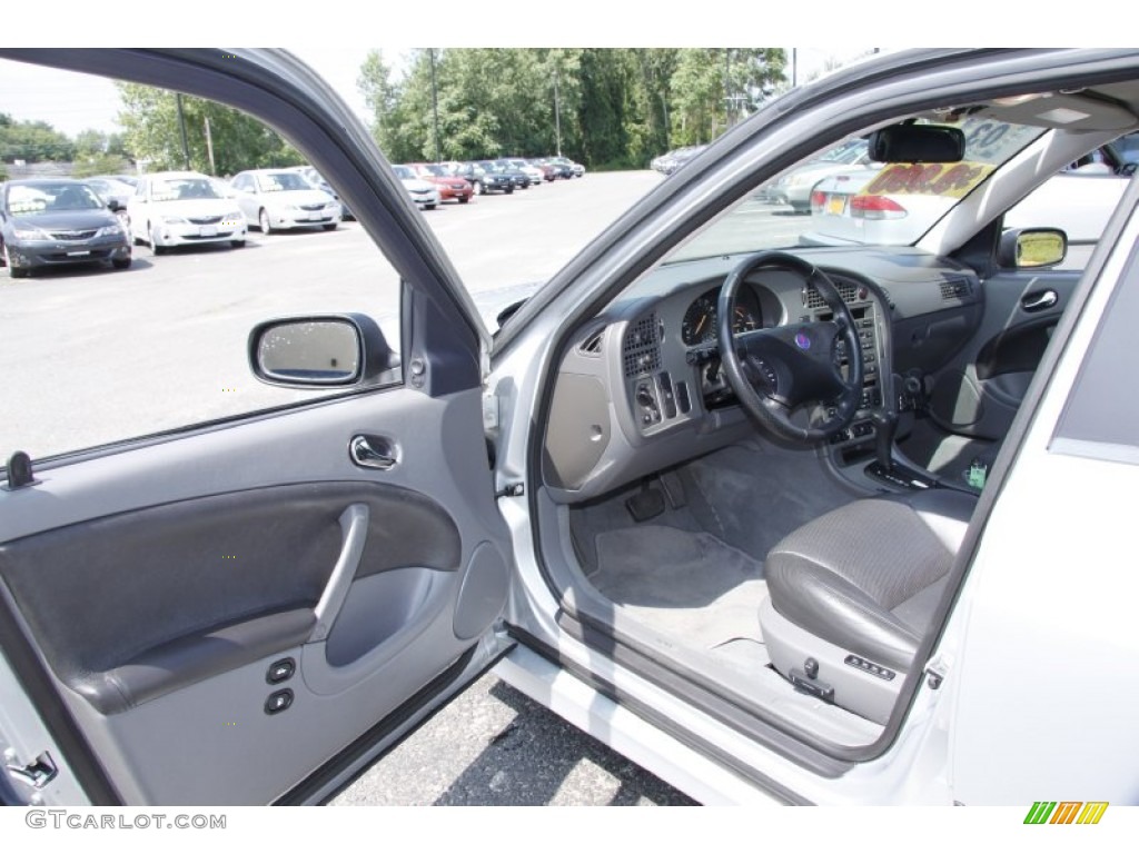 Charcoal Gray Interior 2003 Saab 9-5 Aero Sport Wagon Photo #51677649