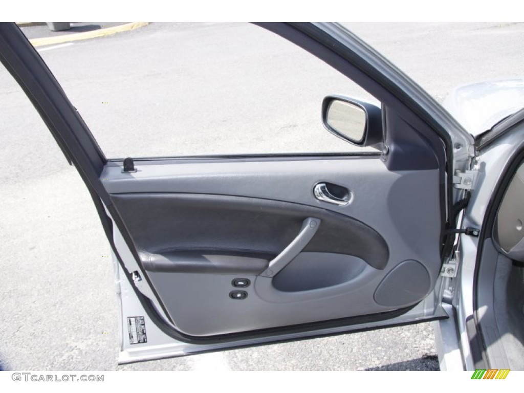 2003 Saab 9-5 Aero Sport Wagon Charcoal Gray Door Panel Photo #51677676