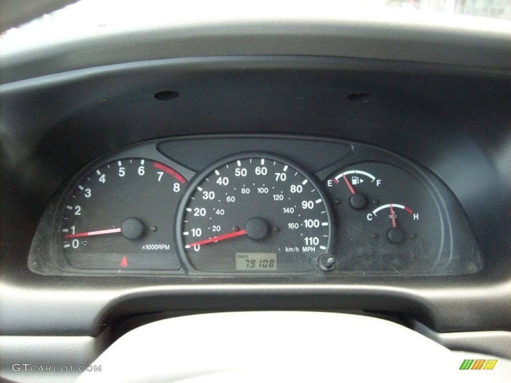 2002 Suzuki XL7 Standard XL7 Model Gauges Photos