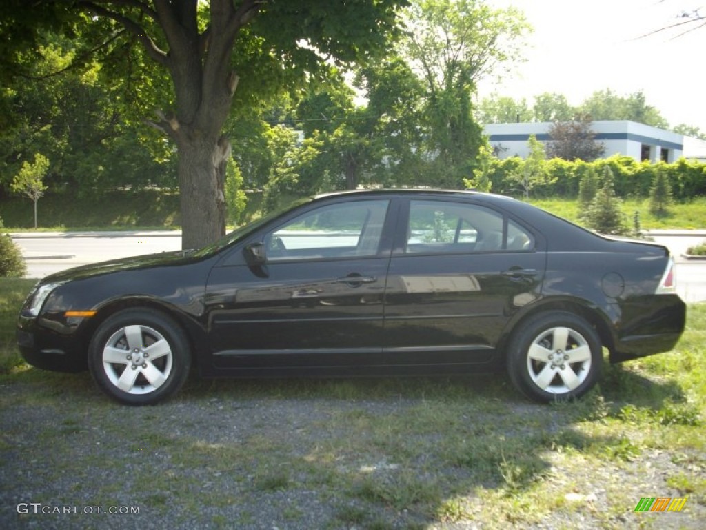 2008 Fusion SE - Black Ebony / Camel photo #2