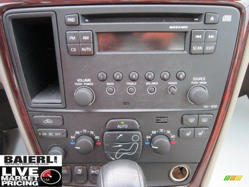 2005 S60 2.5T - Ruby Red Metallic / Taupe/Light Taupe photo #19
