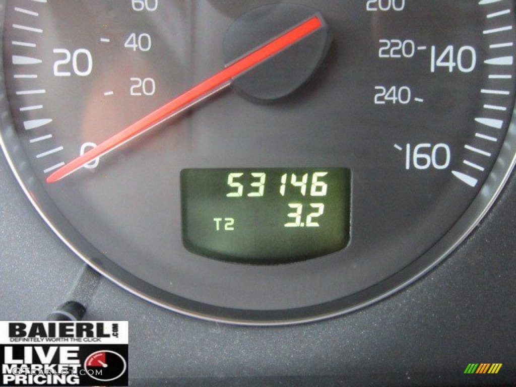 2005 S60 2.5T - Ruby Red Metallic / Taupe/Light Taupe photo #20