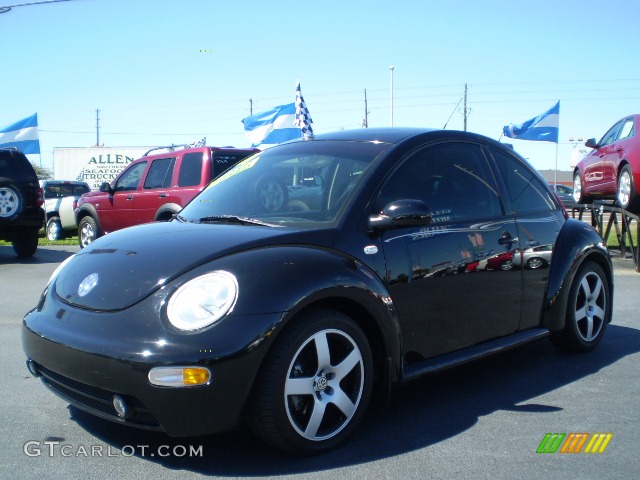 2001 New Beetle Sport Edition Coupe - Black / Black photo #3
