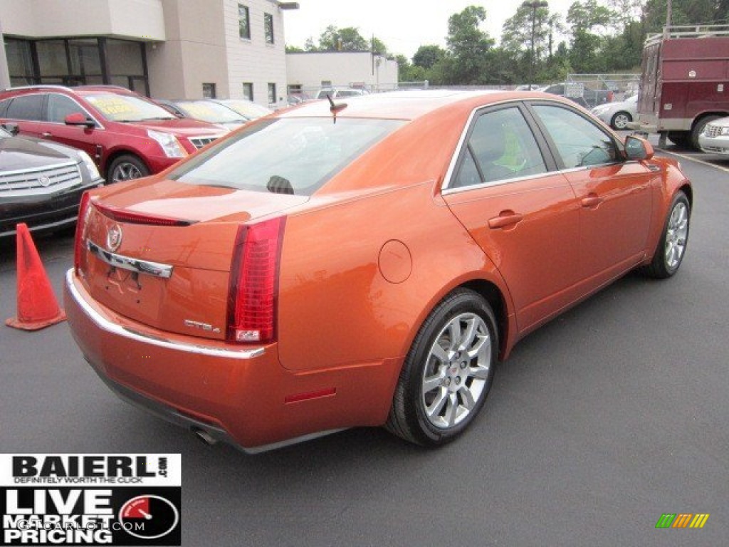 2008 CTS 4 AWD Hot Lava Edition Sedan - Hot Lava Orange / Ebony photo #7