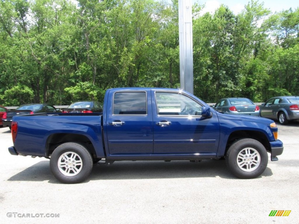 Deep Navy 2011 Chevrolet Colorado LT Crew Cab 4x4 Exterior Photo #51678840