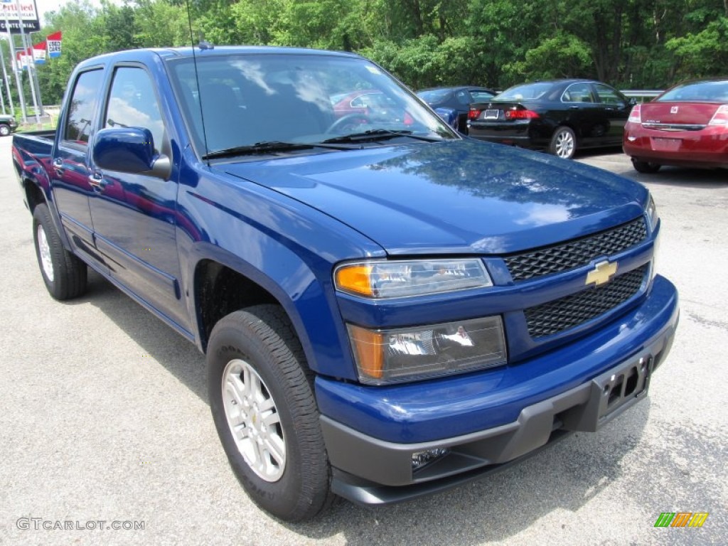 Deep Navy 2011 Chevrolet Colorado LT Crew Cab 4x4 Exterior Photo #51678858