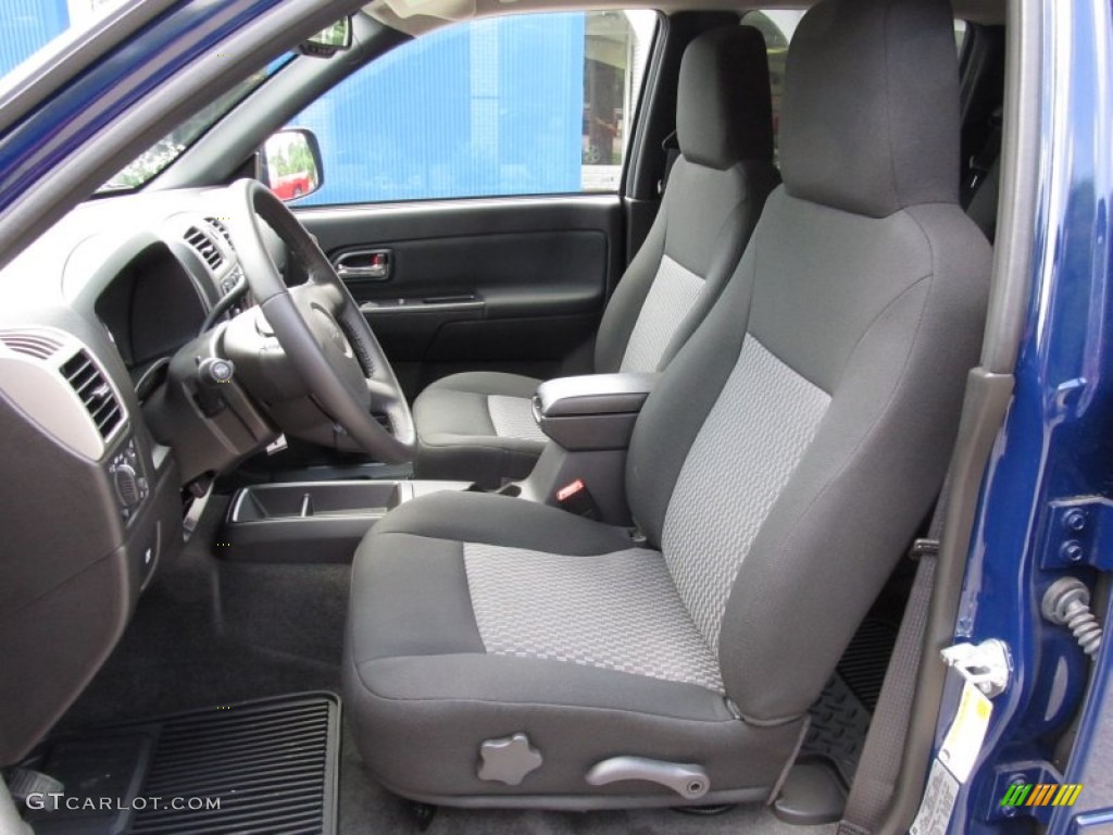 Ebony Interior 2011 Chevrolet Colorado LT Crew Cab 4x4 Photo #51678888