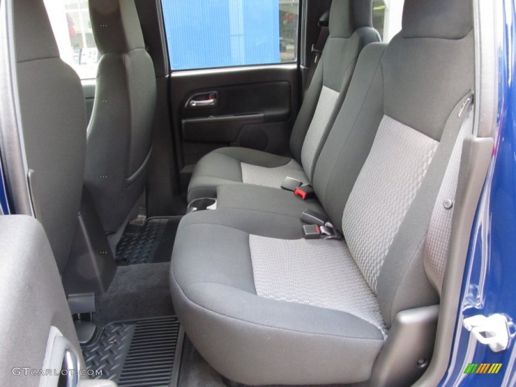 Ebony Interior 2011 Chevrolet Colorado LT Crew Cab 4x4 Photo #51678903
