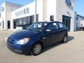 2007 Dark Sapphire Blue Hyundai Accent GS Coupe  photo #1