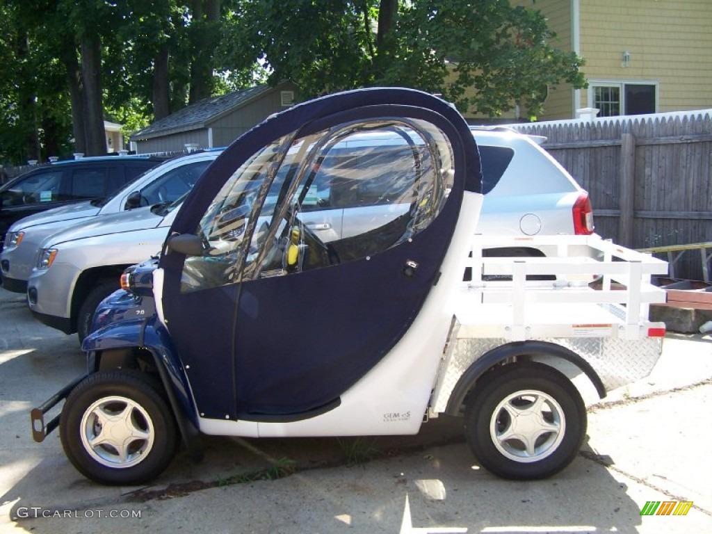 Ocean Sapphire Blue Metallic 2009 GEM e eS Short Back Utility Electric Car Exterior Photo #51679524