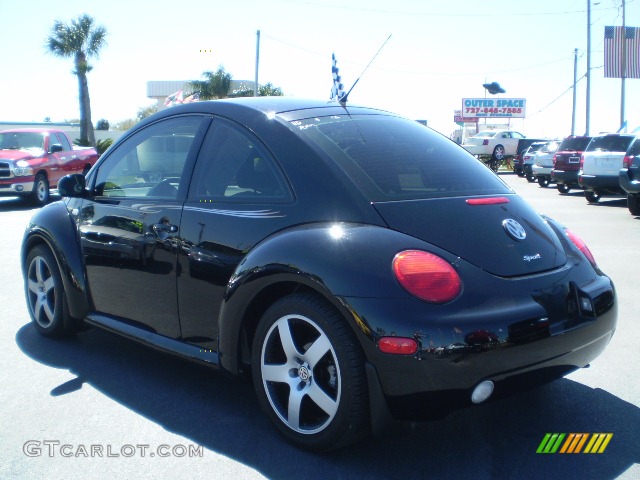 2001 New Beetle Sport Edition Coupe - Black / Black photo #5