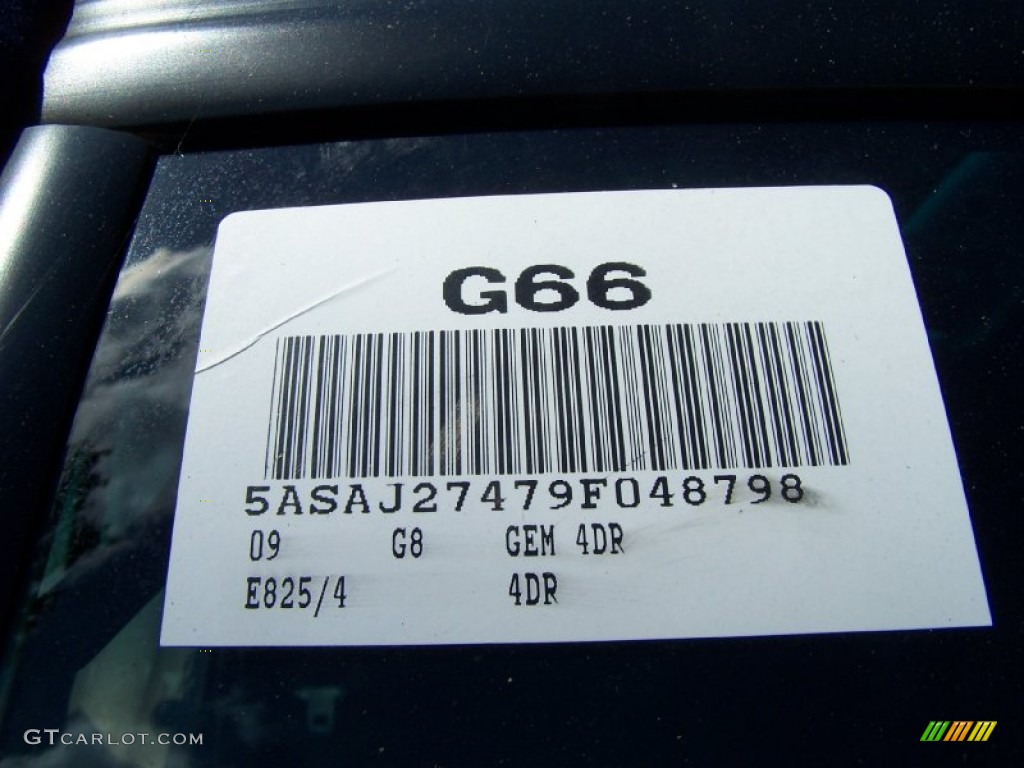 2009 GEM e eS Short Back Utility Electric Car Info Tag Photo #51679650
