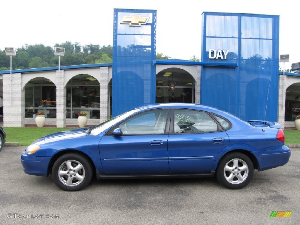 2003 Taurus SE - Patriot Blue Metallic / Medium Graphite photo #2