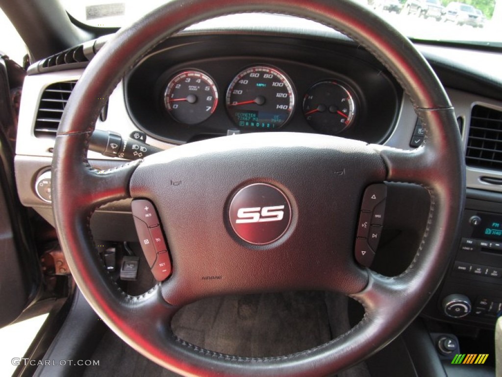 2006 Chevrolet Monte Carlo SS Ebony Steering Wheel Photo #51680511