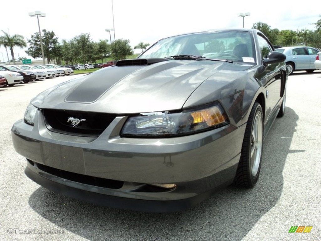 Dark Shadow Grey Metallic 2004 Ford Mustang Mach 1 Coupe Exterior Photo #51682191