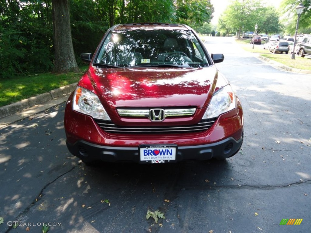 2009 CR-V EX 4WD - Tango Red Pearl / Gray photo #2