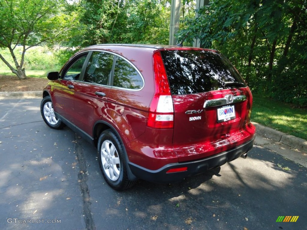 2009 CR-V EX 4WD - Tango Red Pearl / Gray photo #5