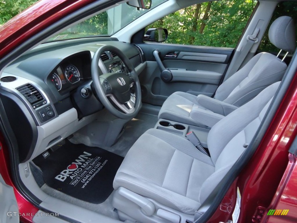 2009 CR-V EX 4WD - Tango Red Pearl / Gray photo #9
