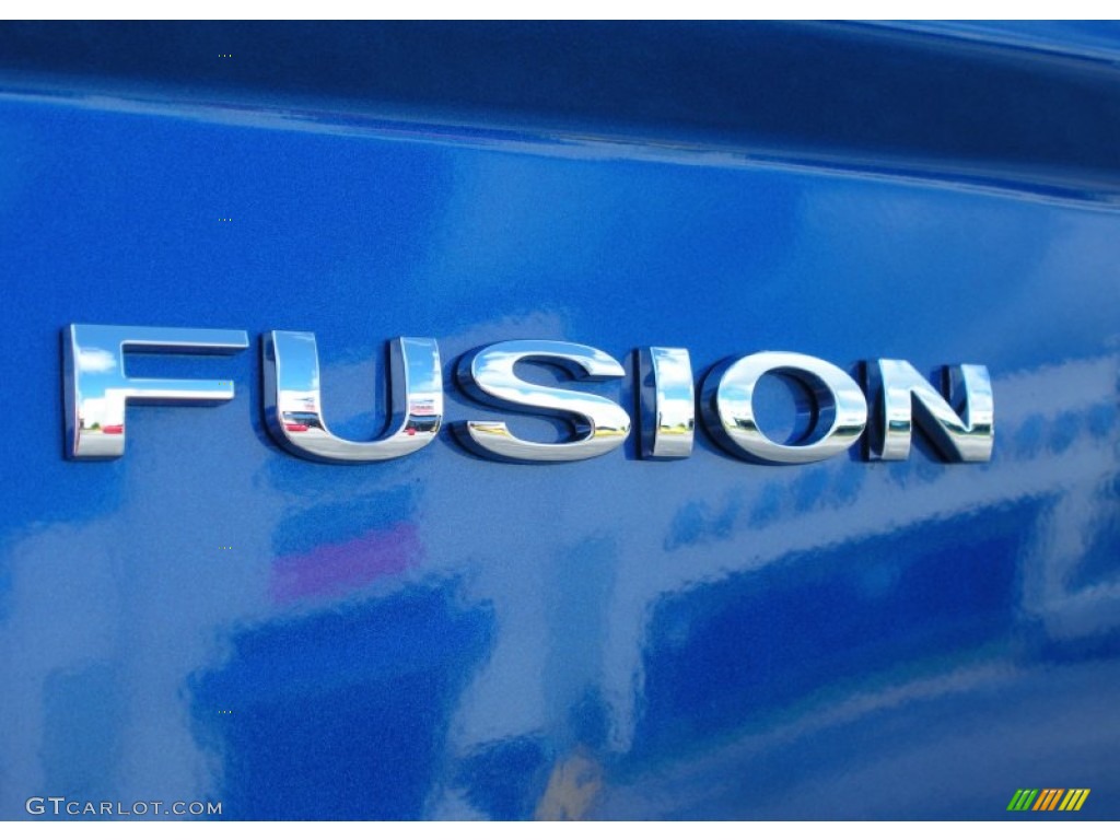 2012 Fusion SE - Blue Flame Metallic / Charcoal Black photo #4