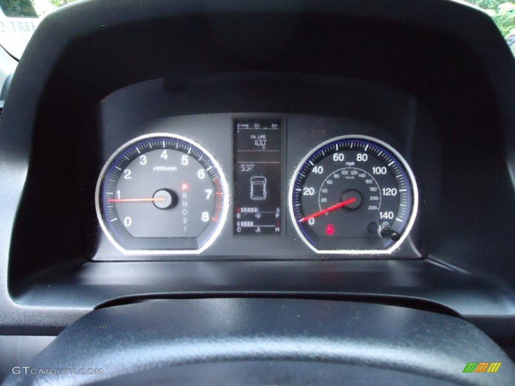2009 CR-V EX 4WD - Tango Red Pearl / Gray photo #14
