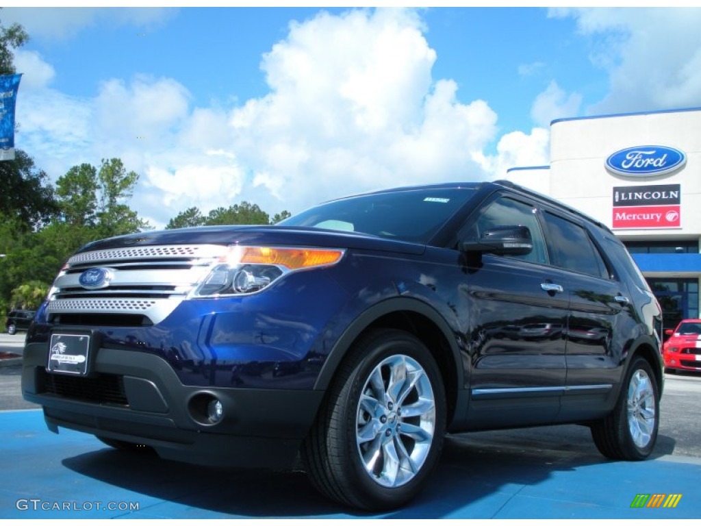 Kona Blue Metallic Ford Explorer