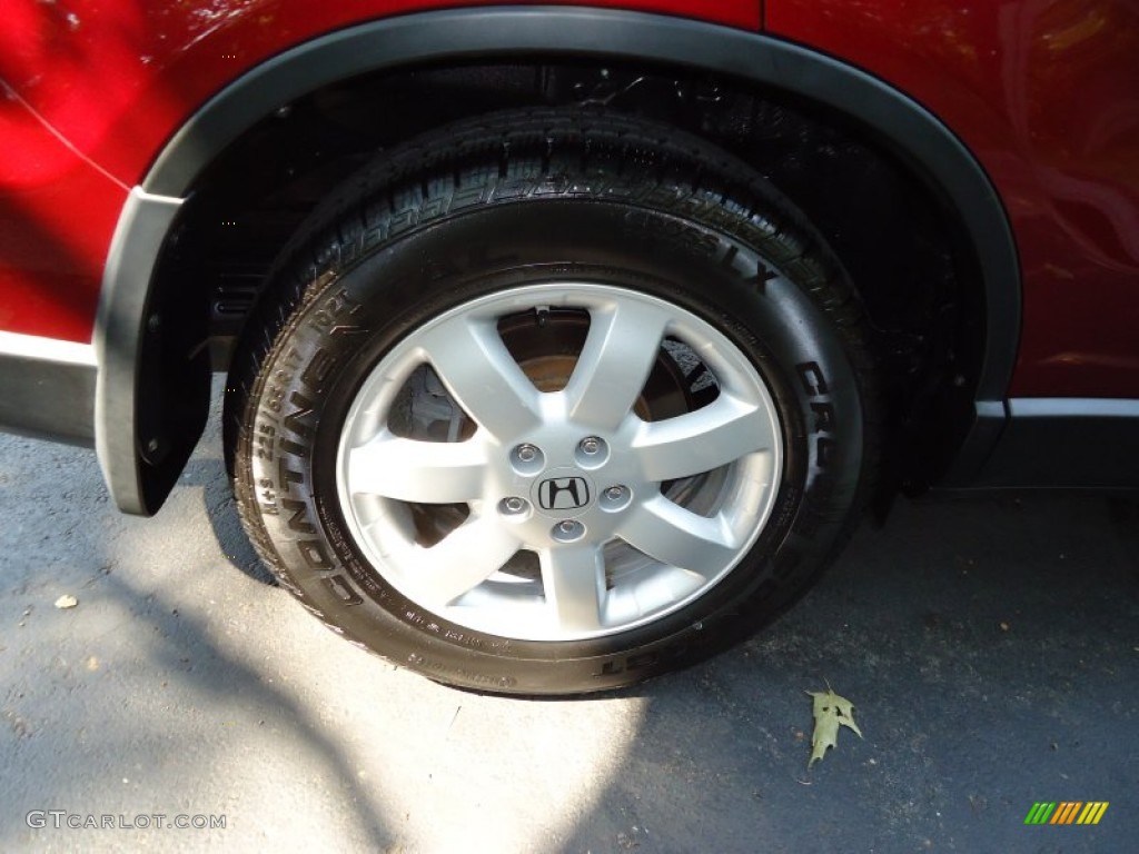 2009 CR-V EX 4WD - Tango Red Pearl / Gray photo #33