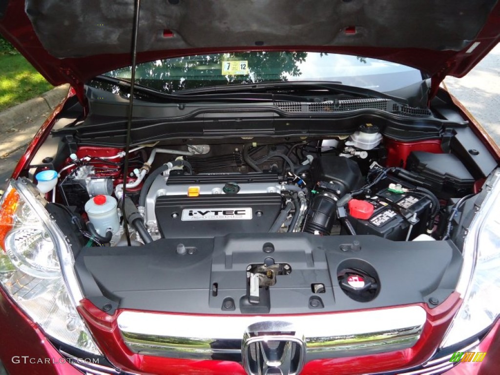2009 CR-V EX 4WD - Tango Red Pearl / Gray photo #38