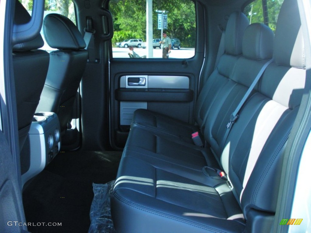 Raptor Black Interior 2011 Ford F150 SVT Raptor SuperCrew 4x4 Photo #51684387