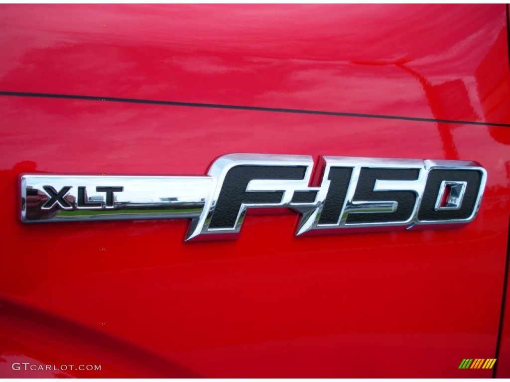 2011 F150 XLT SuperCrew - Race Red / Steel Gray photo #4