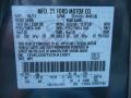 UN: Steel Blue Metallic 2012 Ford Escape XLT Color Code