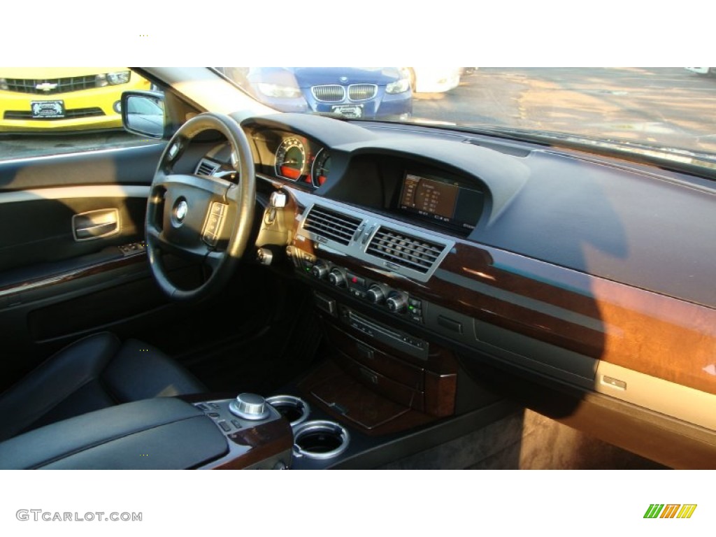2006 7 Series 750Li Sedan - Black Sapphire Metallic / Black/Black photo #8
