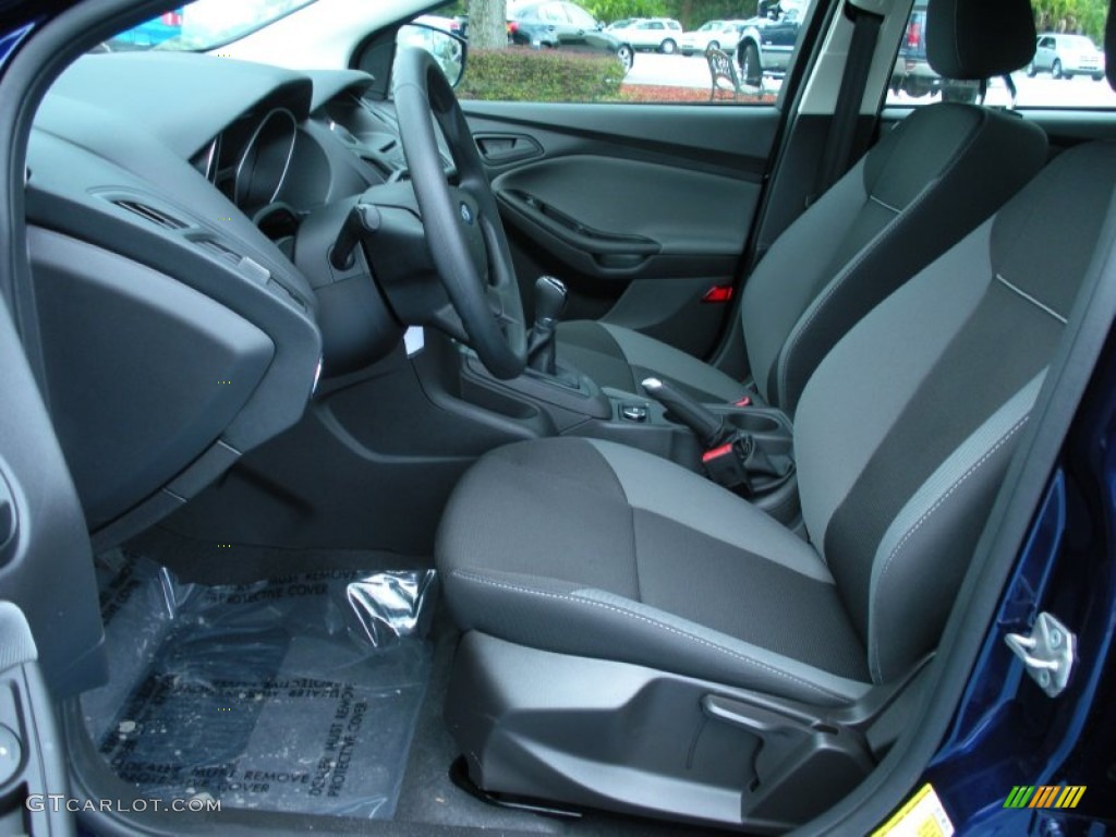 2012 Focus S Sedan - Kona Blue Metallic / Charcoal Black photo #4