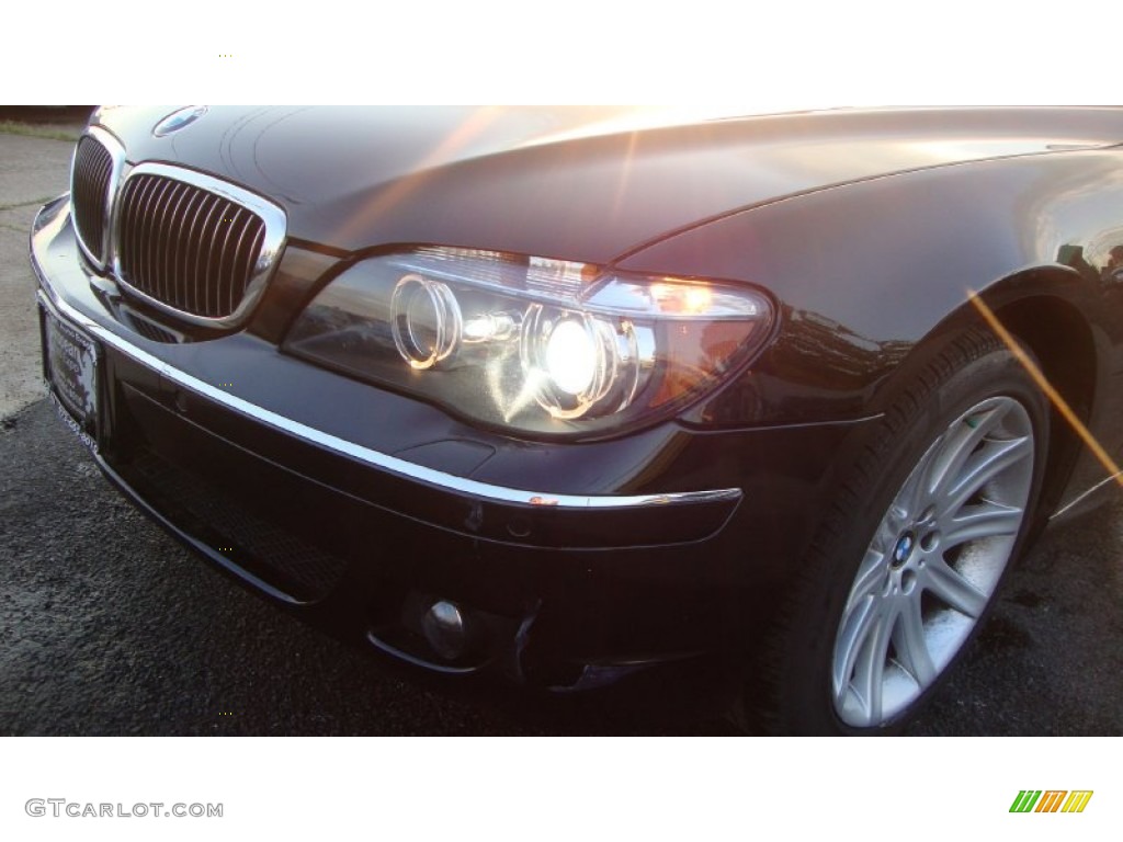 2006 7 Series 750Li Sedan - Black Sapphire Metallic / Black/Black photo #45