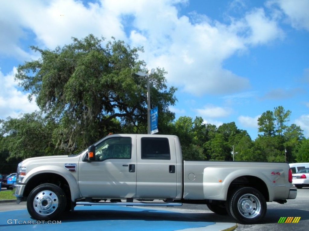 Pueblo Gold Metallic 2008 Ford F450 Super Duty Lariat Crew Cab 4x4 Dually Exterior Photo #51686568