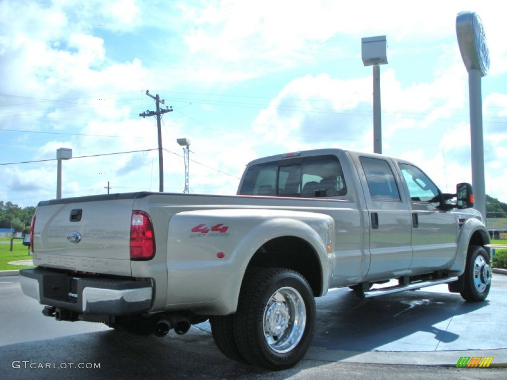 Pueblo Gold Metallic 2008 Ford F450 Super Duty Lariat Crew Cab 4x4 Dually Exterior Photo #51686637