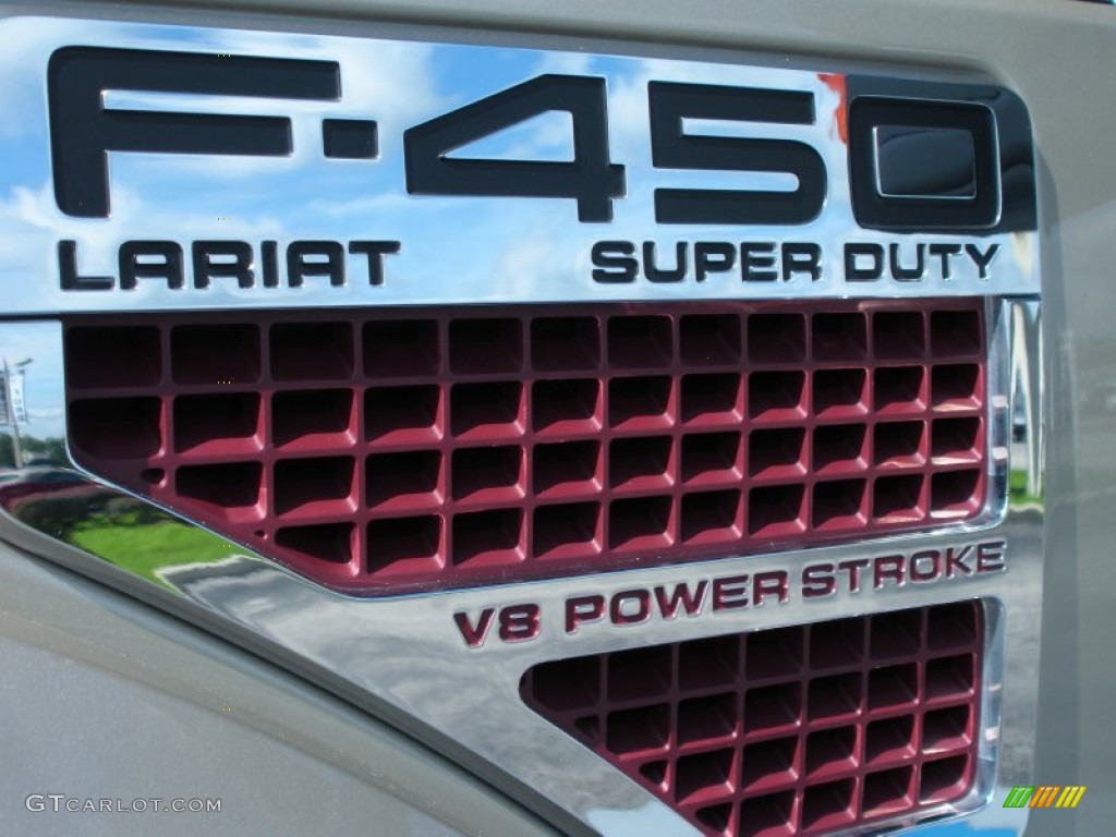 2008 Ford F450 Super Duty Lariat Crew Cab 4x4 Dually Marks and Logos Photo #51686694