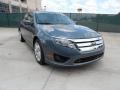 2011 Steel Blue Metallic Ford Fusion SE  photo #1