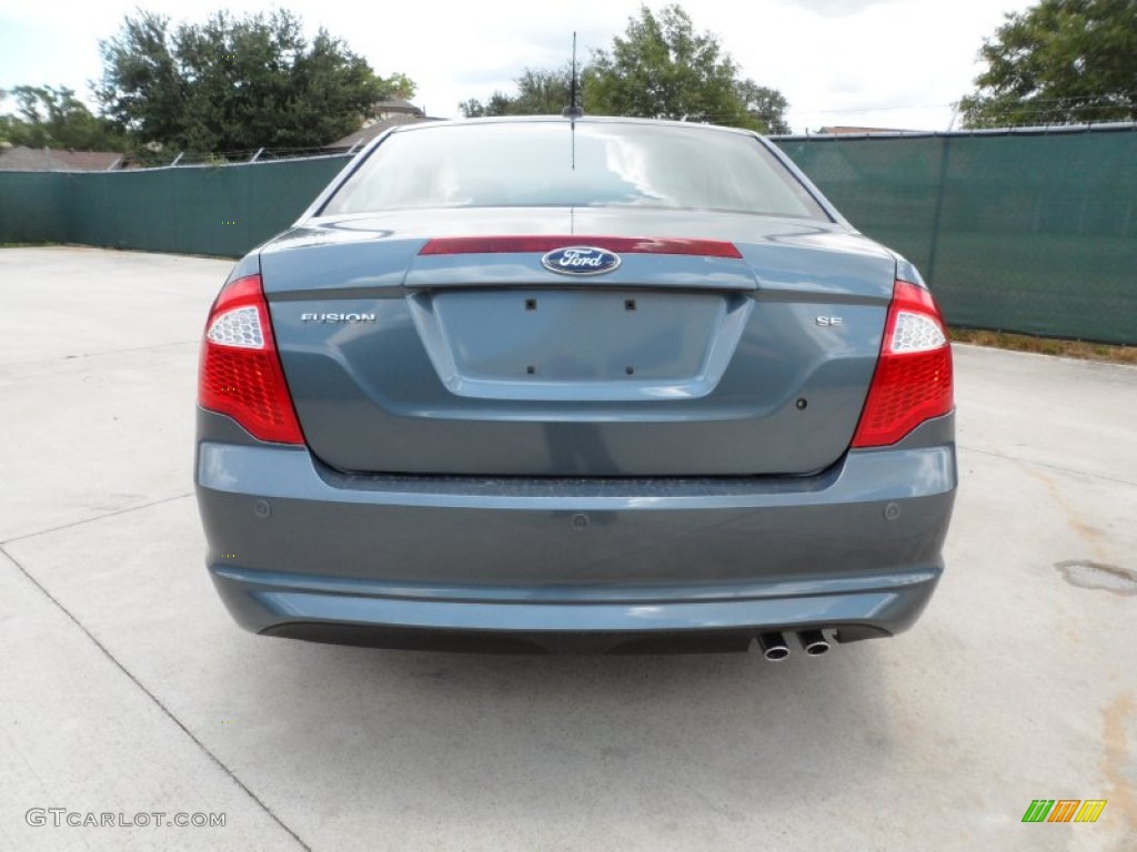 2011 Fusion SE - Steel Blue Metallic / Charcoal Black photo #4