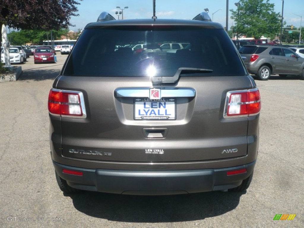 2007 Outlook XE AWD - Cocoa Brown / Black photo #5