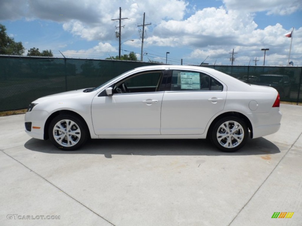 White Platinum Tri-Coat 2012 Ford Fusion SE Exterior Photo #51689506