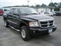 2008 Brilliant Black Dodge Dakota SLT Crew Cab  photo #3