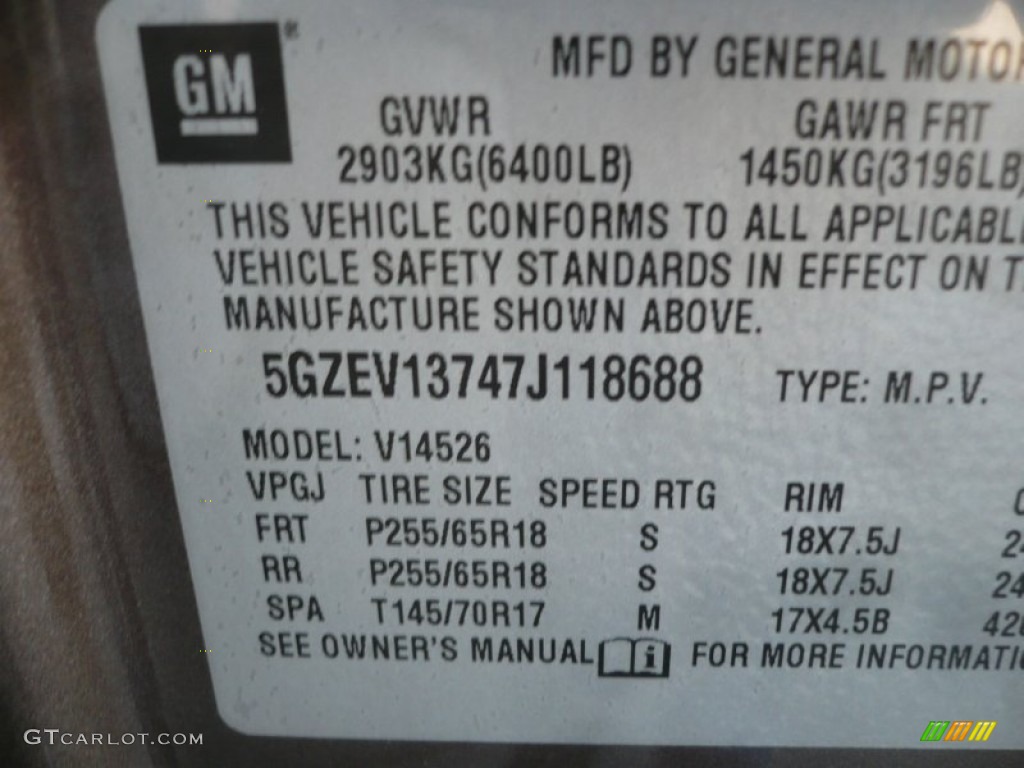 2007 Outlook XE AWD - Cocoa Brown / Black photo #28