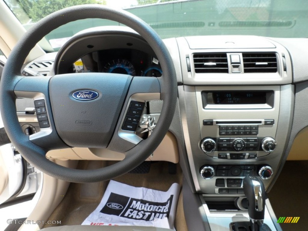 2012 Ford Fusion SE Camel Dashboard Photo #51689794