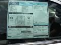 2012 Ford Fusion SE Window Sticker