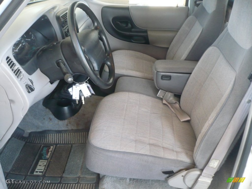 Grey Interior 1995 Ford Ranger XLT Regular Cab Photo #51690682