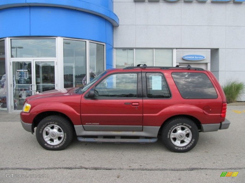 Toreador Red Metallic 2002 Ford Explorer Sport 4x4 Exterior Photo #51691663
