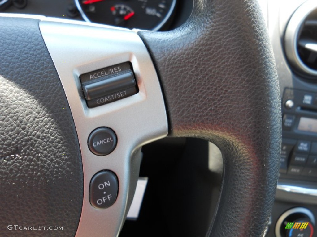 2011 Rogue S AWD - Silver Ice Metallic / Black photo #9