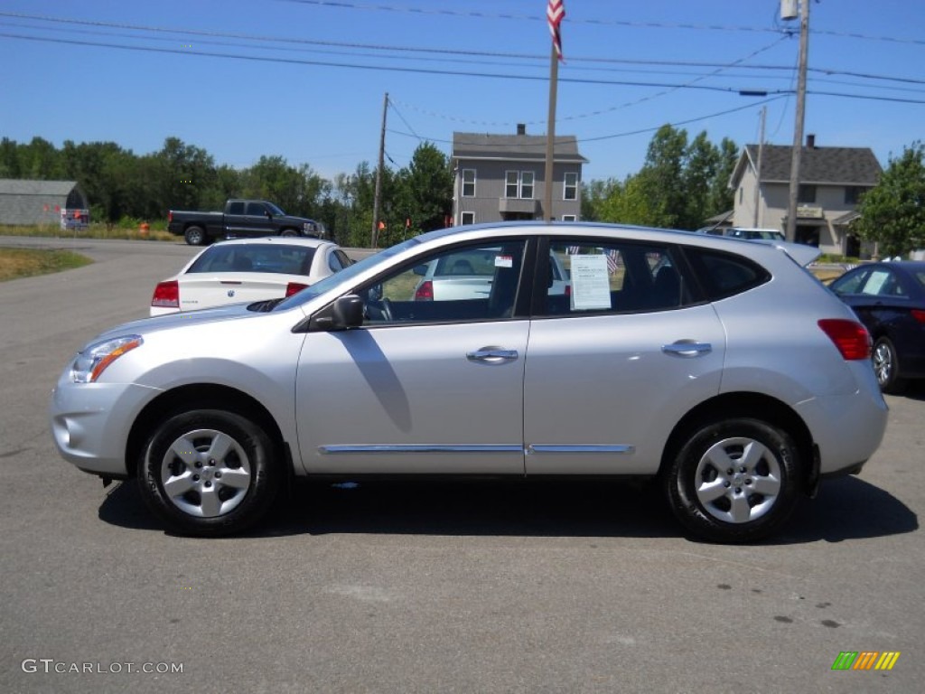 2011 Rogue S AWD - Silver Ice Metallic / Black photo #12