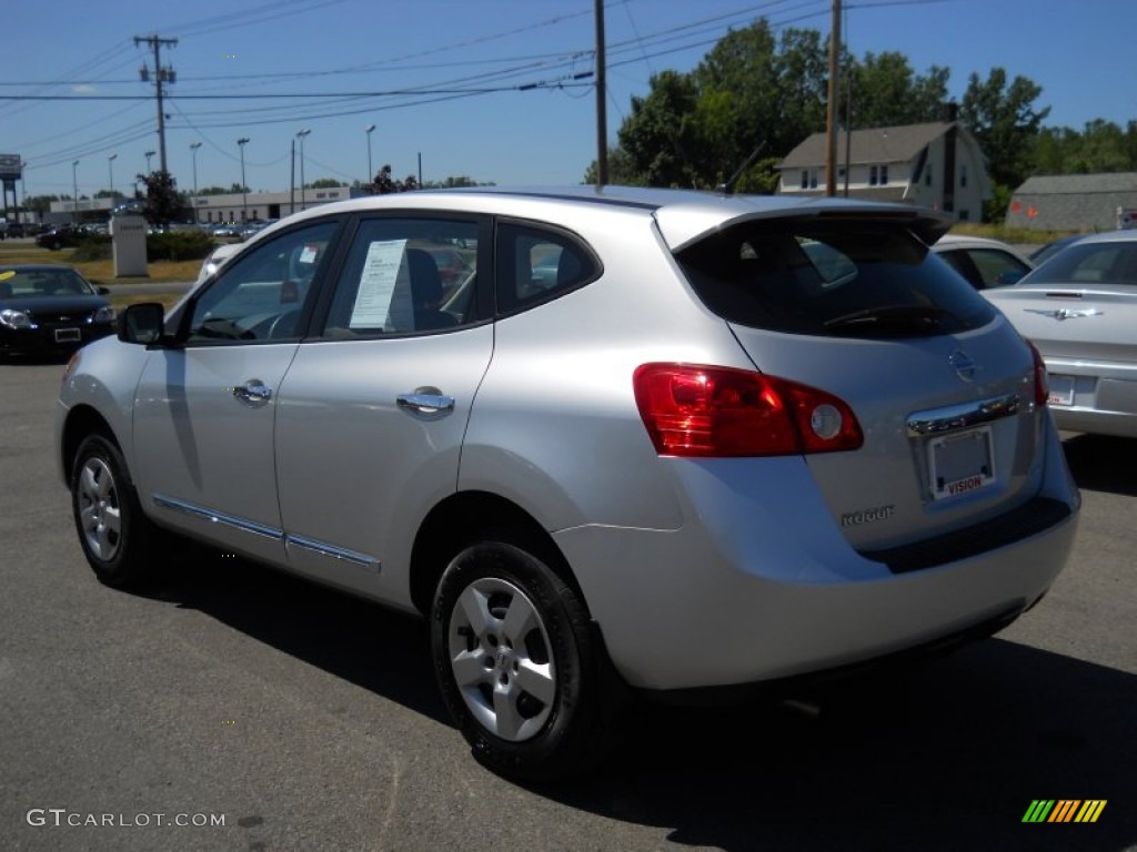 2011 Rogue S AWD - Silver Ice Metallic / Black photo #13